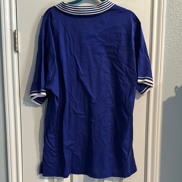 Horn Legend Mariner Blue Egyptian Giza Cotton Quiet Luxury Polo Mens XL Golf - Picture 3 of 7